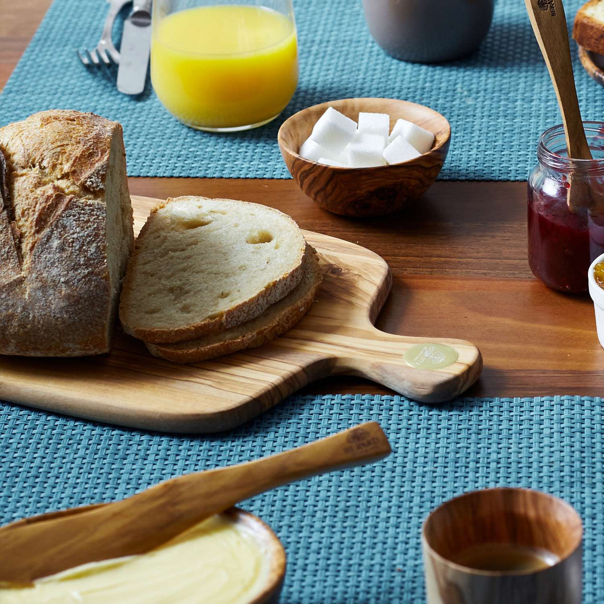 [Berard] Olive Wood Cutting Board with Handle