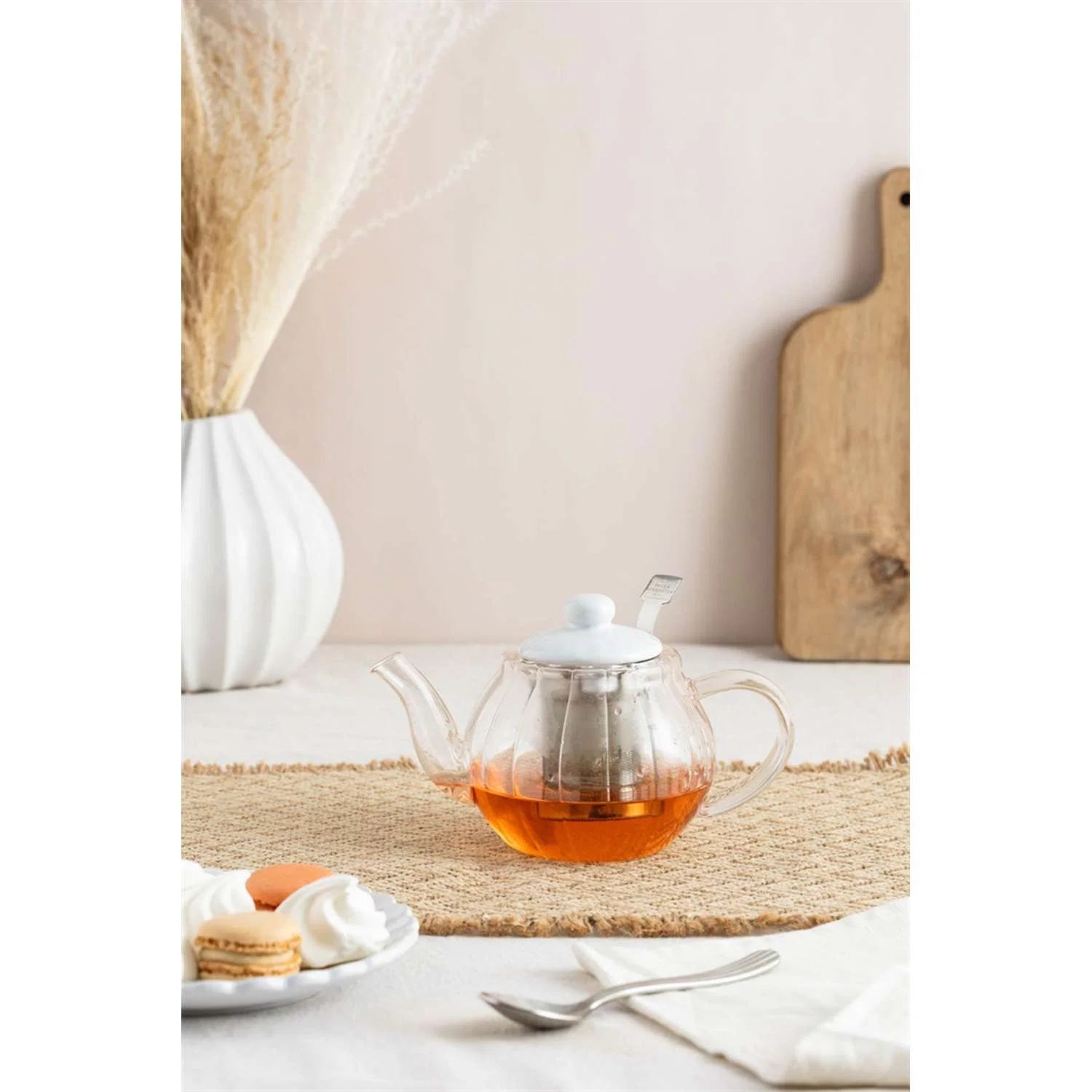[Price & Kensington] LUXE Glaskanne mit Edelstahl-Teesieb
