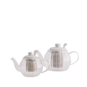 [Price & Kensington] LUXE Glaskanne mit Edelstahl-Teesieb