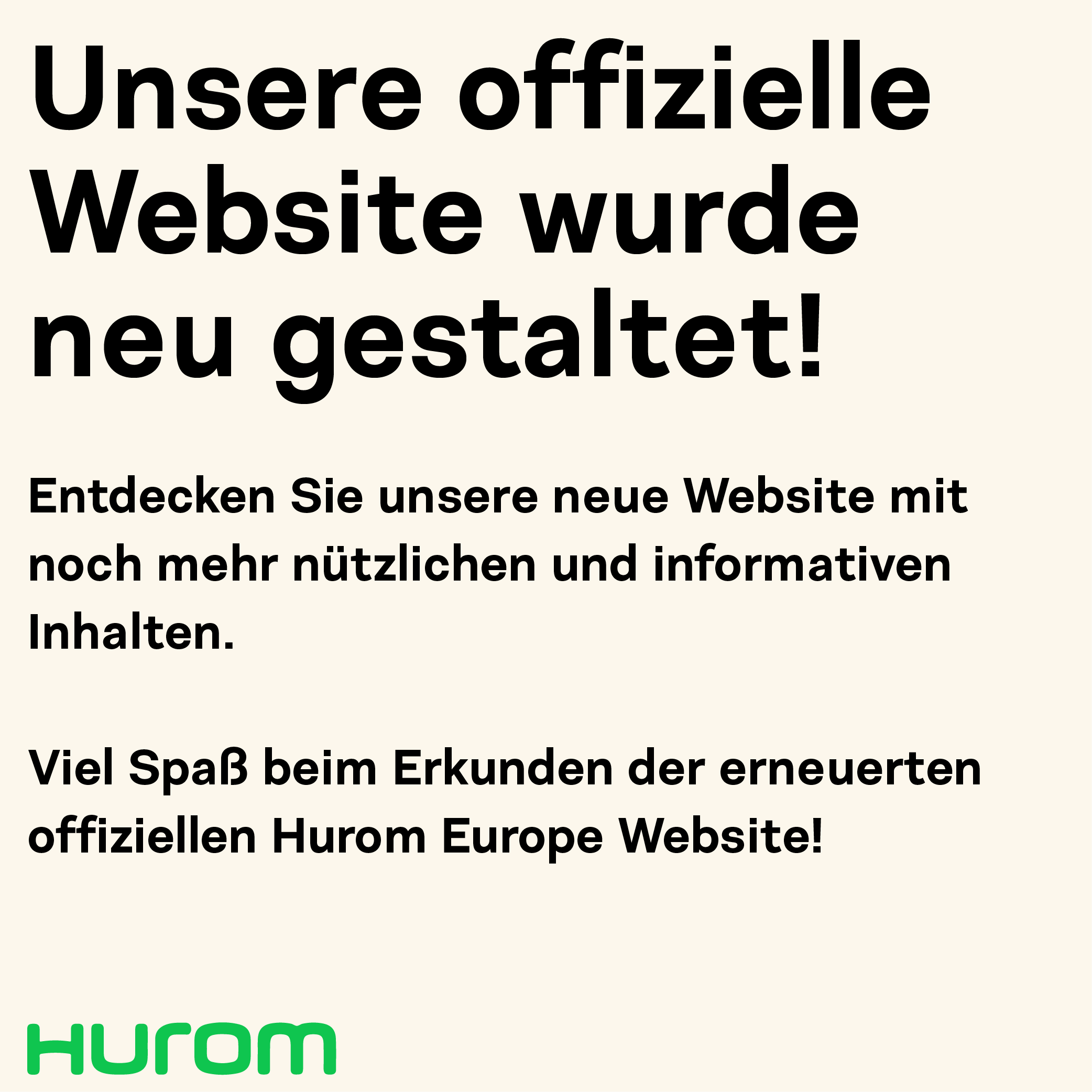 New site launch