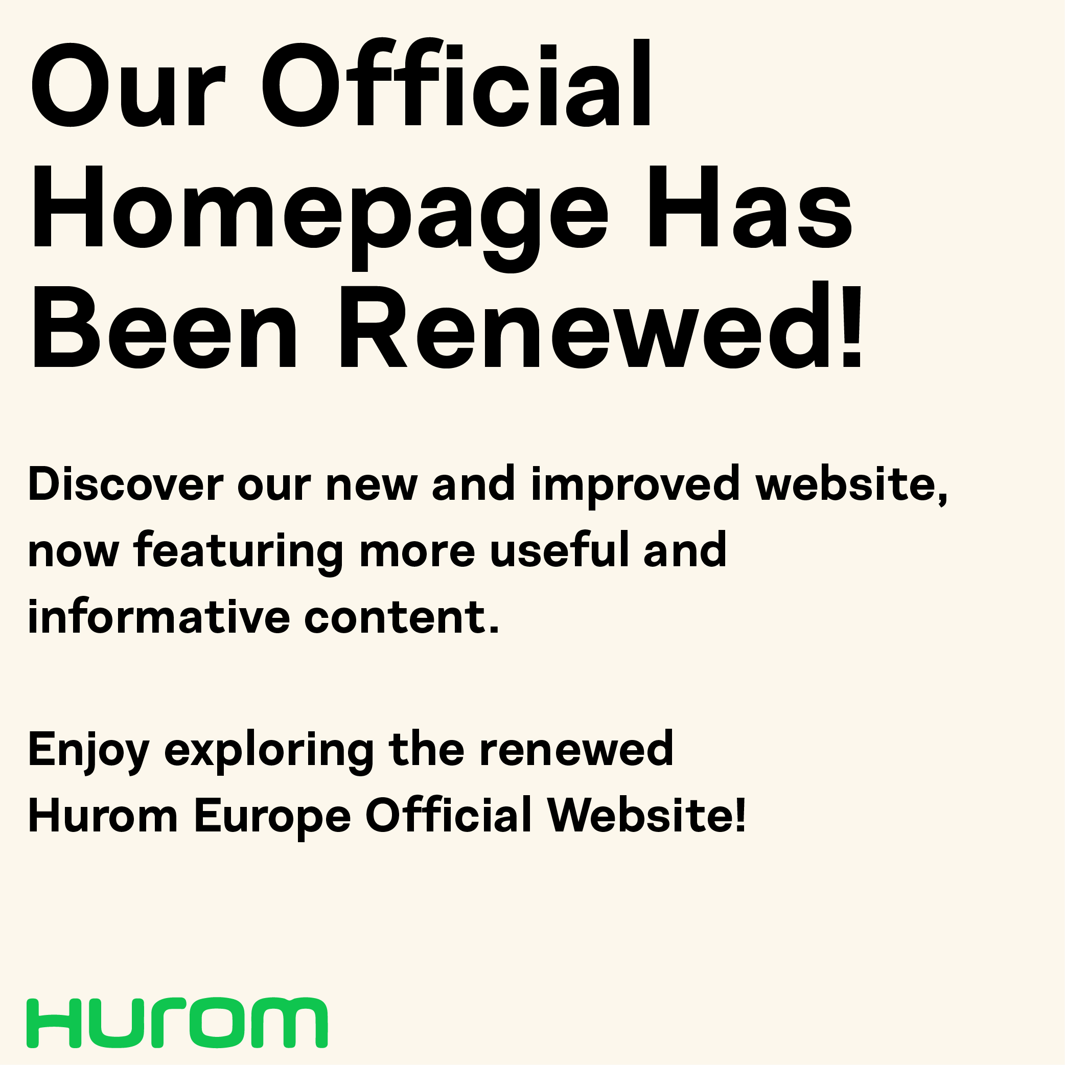 New site launch