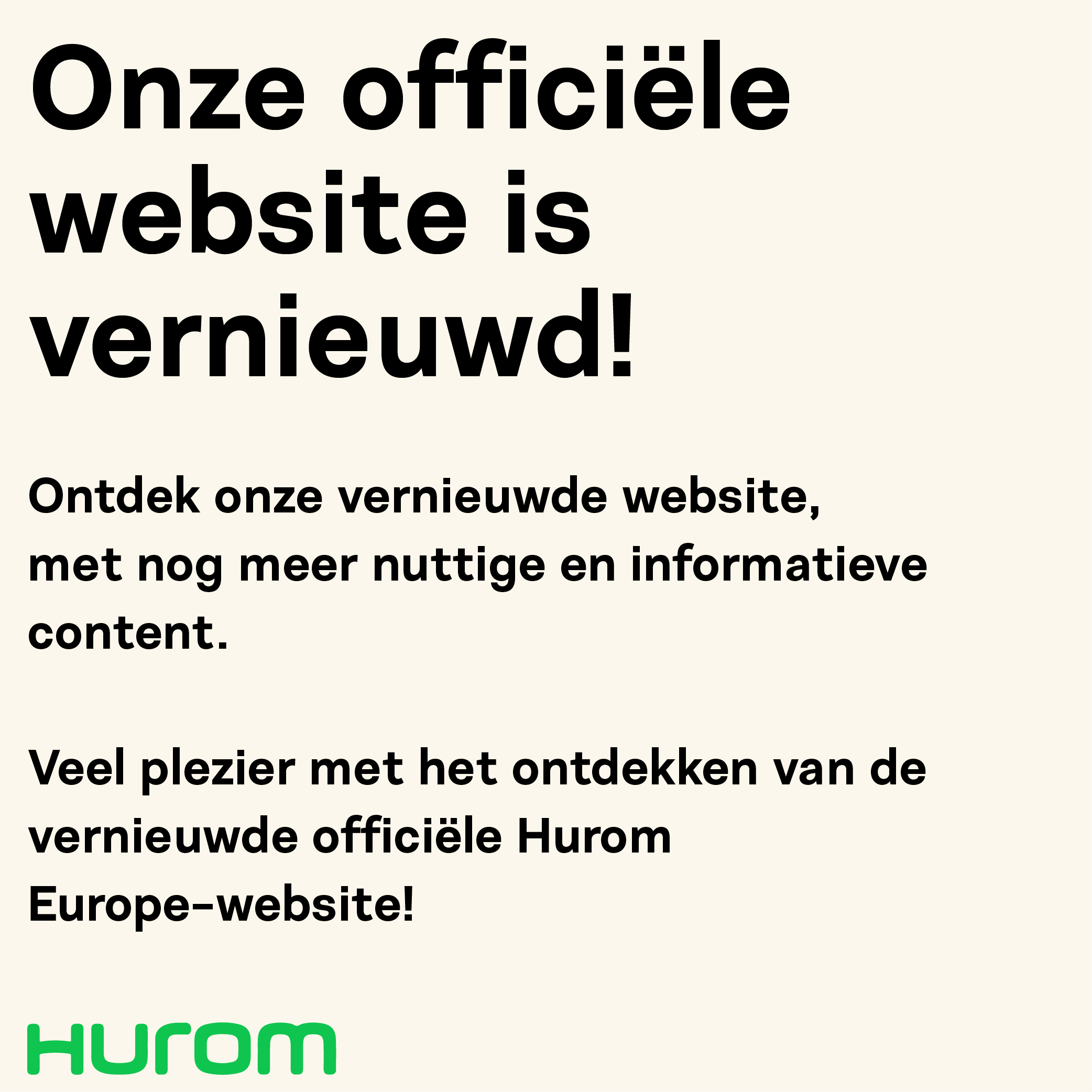 New site launch